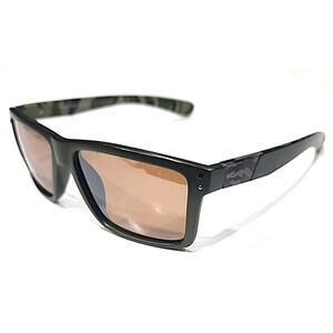 Foster Grant 1801 Green Camouflage Brown Square Polarized Sunglasses